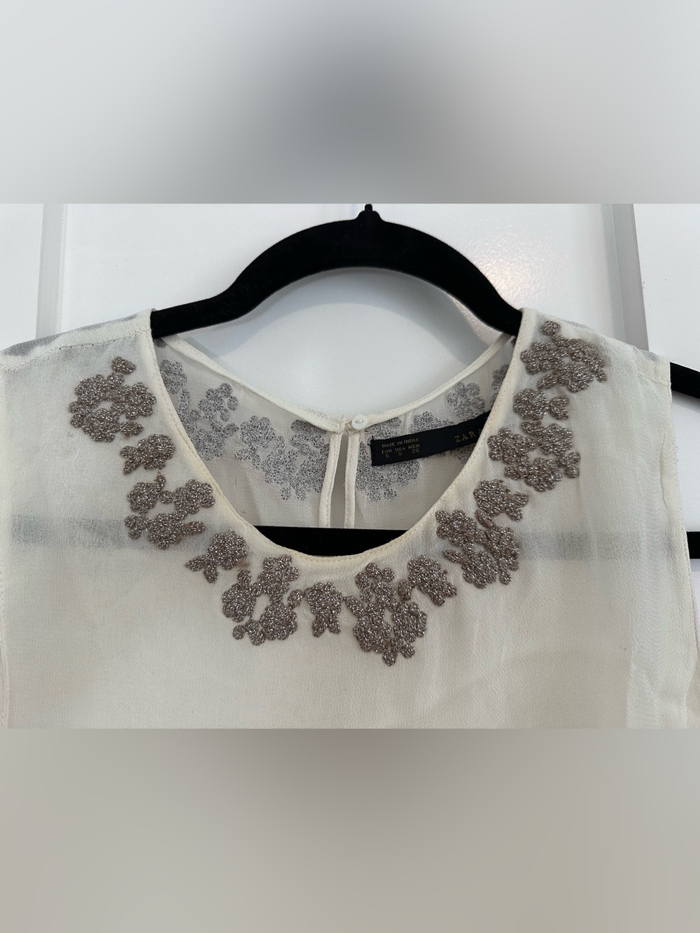 Zara Embroidered Top - Picture 3 of 8